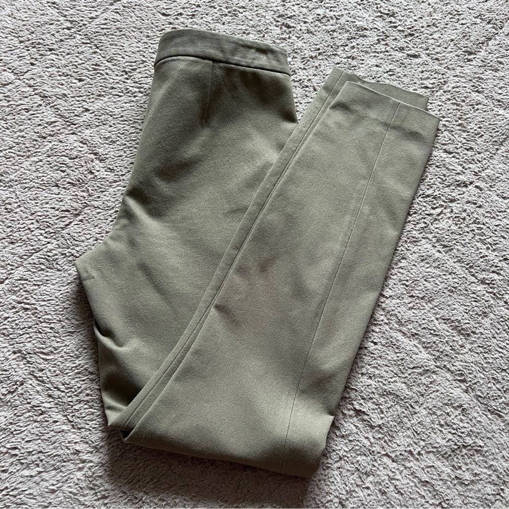 NWOT Theory Skinny‎ Leg Khaki Dress Pants Preppy Minimalist Old Money Sz 2